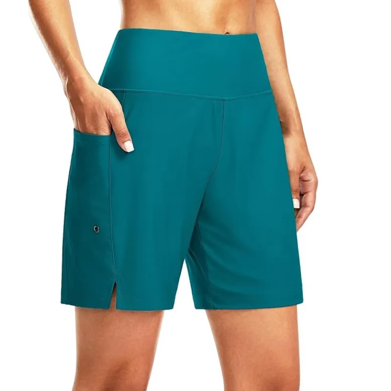 7 Inch Swim Board Shorts With  Liner And Pockets