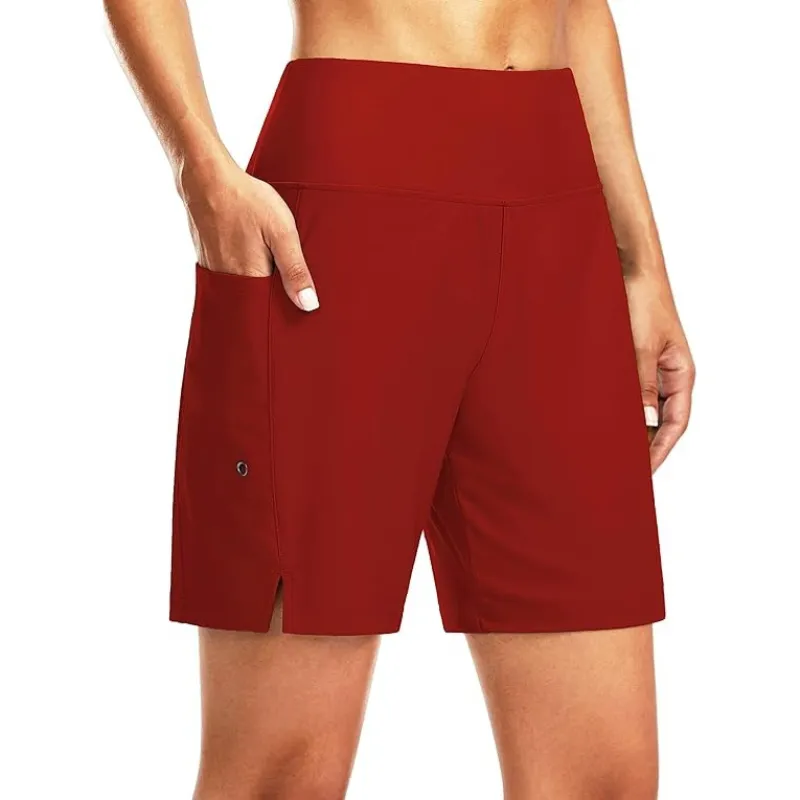 7 Inch Swim Board Shorts With  Liner And Pockets