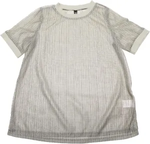 Allegra K Women's Mesh T-Shirt Cover Up Party Short Sleeve See Through Sheer Tops