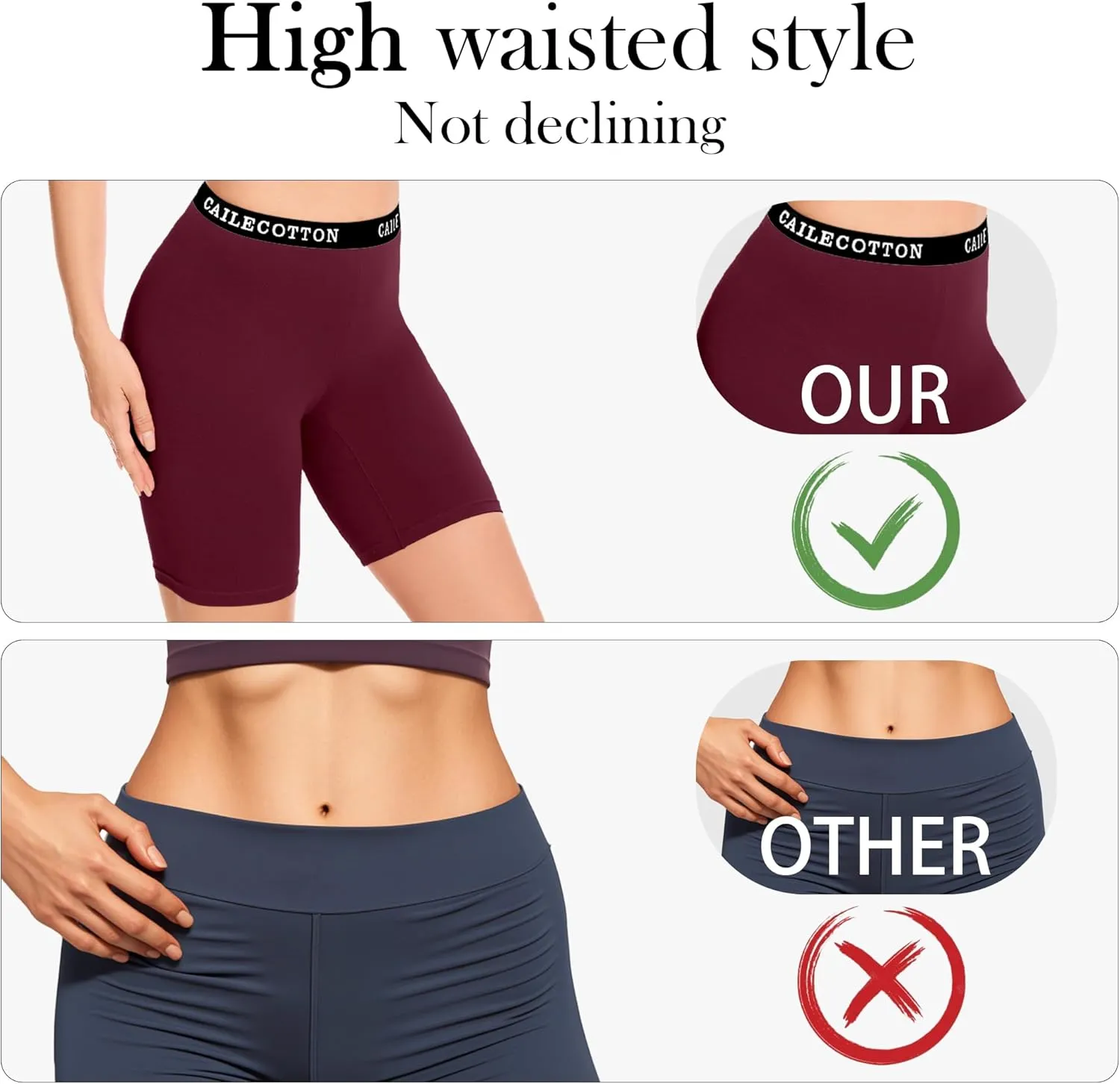 CAILECOTTON Boy Shorts Underwear - Boxers, Boyshorts Panties, Womens Boxer Briefs