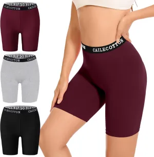 CAILECOTTON Boy Shorts Underwear - Boxers, Boyshorts Panties, Womens Boxer Briefs