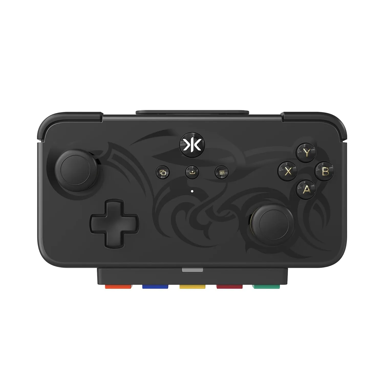 CRKD NEO S Controller with 5-Fret Guitar Grip Attachment For Nintendo Switch, PC, Mobile, Smart TV (Black Tribal Edition)