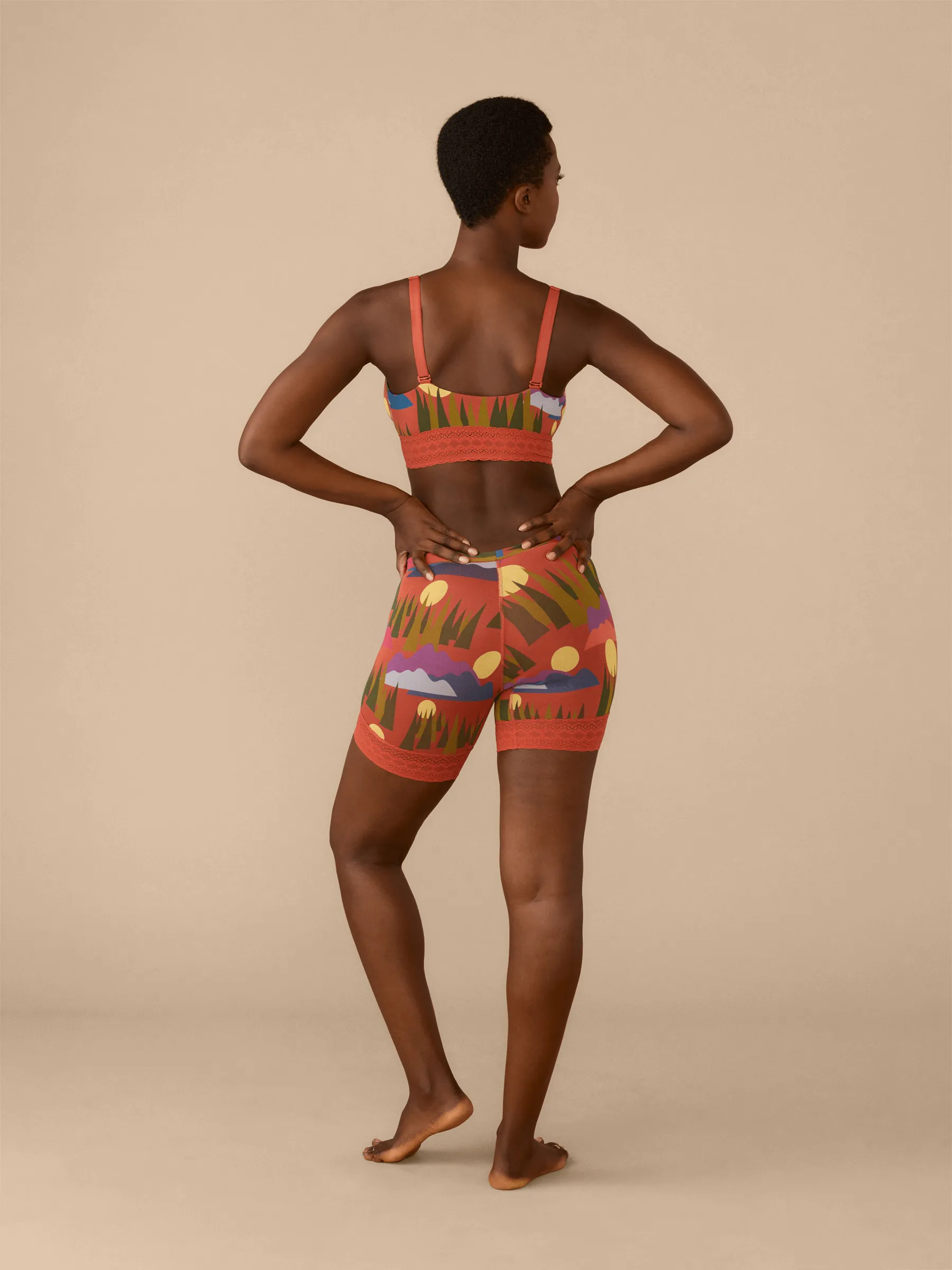 FeelFree Lace Long Boyshort | Mountain High
