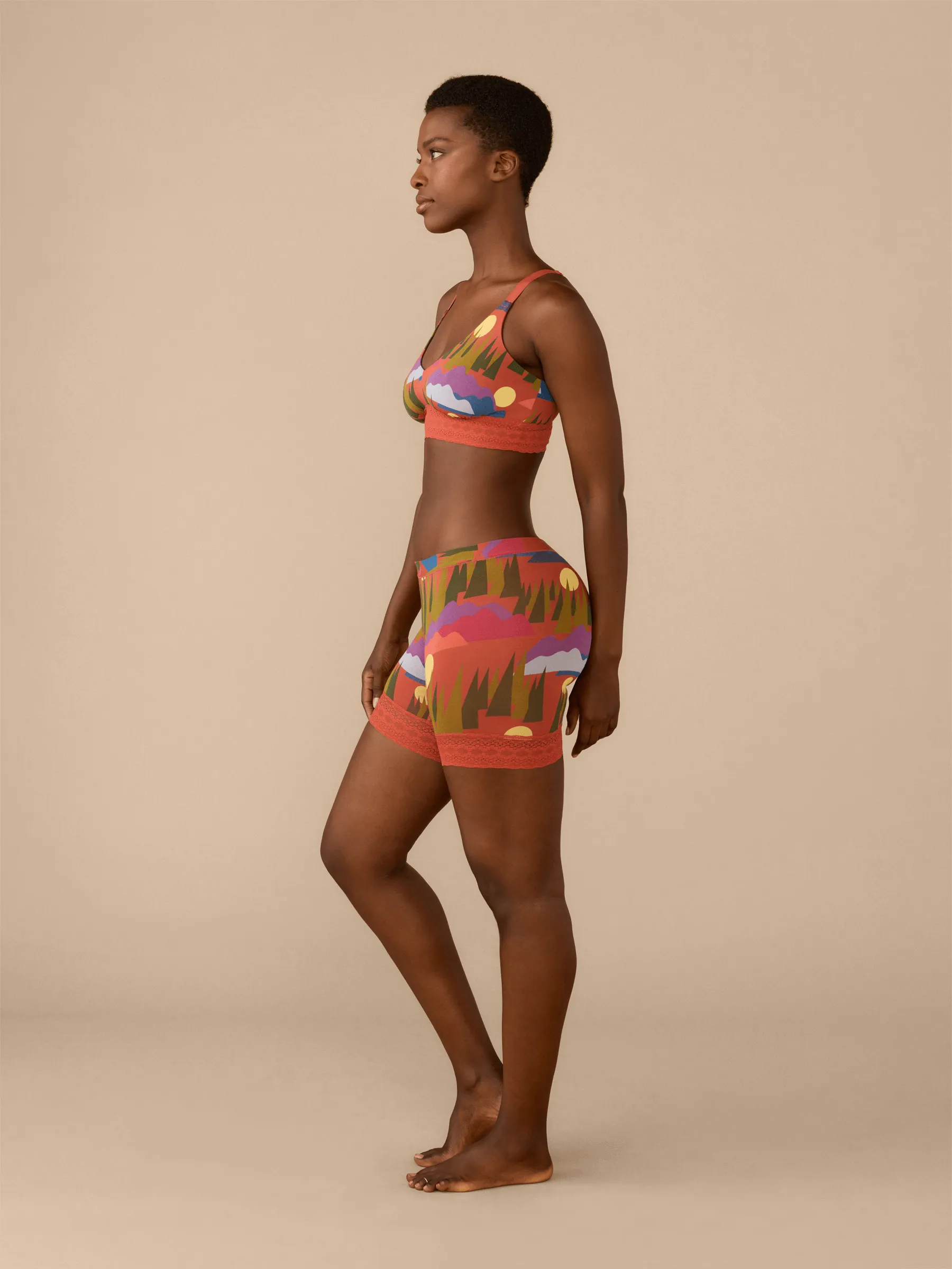 FeelFree Lace Long Boyshort | Mountain High