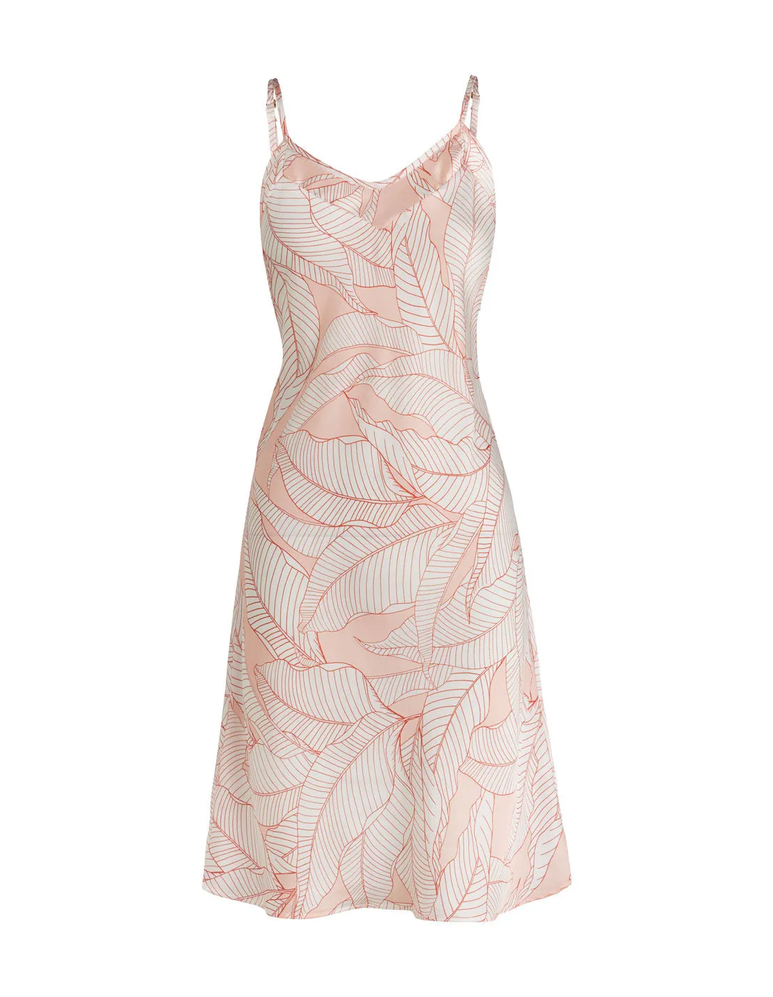 Gingerlilly - Mattea Printed Satin  Chemise