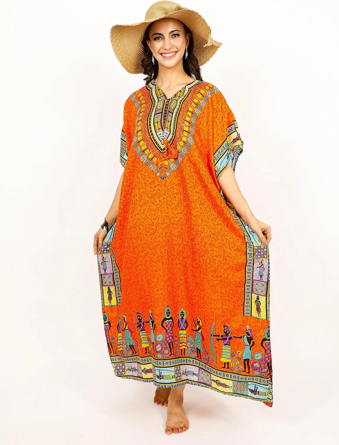Ladies Kaftans Tunic Kimono Maxi Women Dashiki African Caftan Plus Size Lounge Girls Kimono for Any Occasion