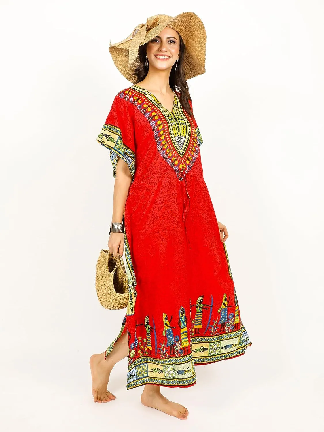 Ladies Kaftans Tunic Kimono Maxi Women Dashiki African Caftan Plus Size Lounge Girls Kimono for Any Occasion