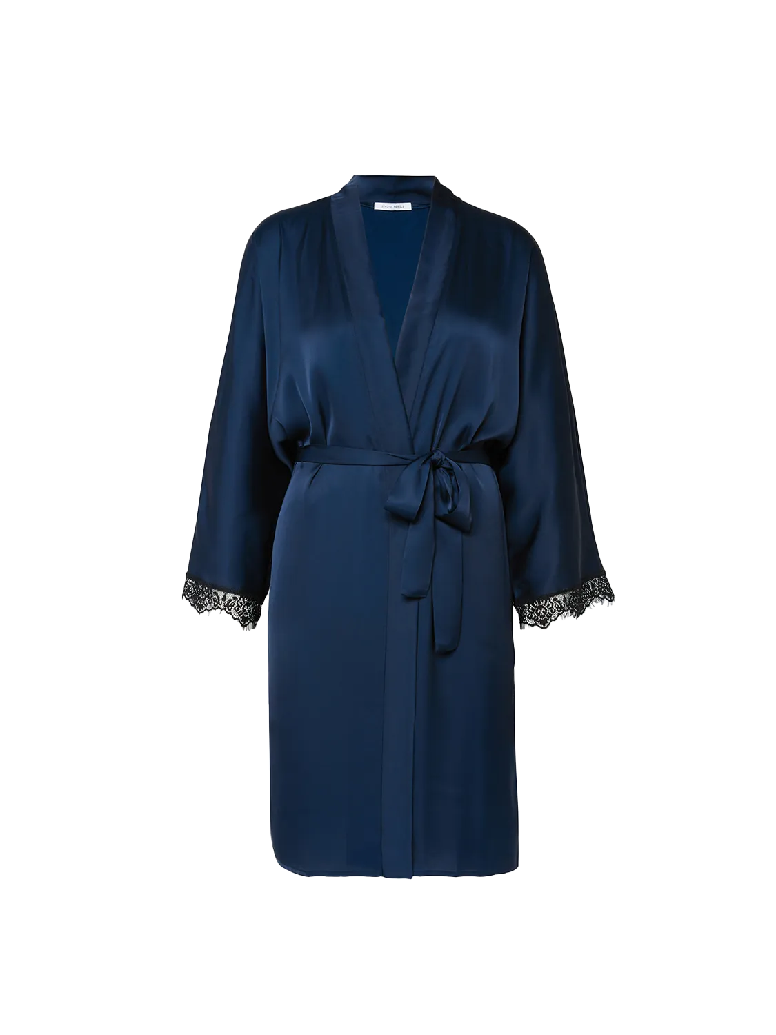 Satin Secrets Long Kimono - Full Moon