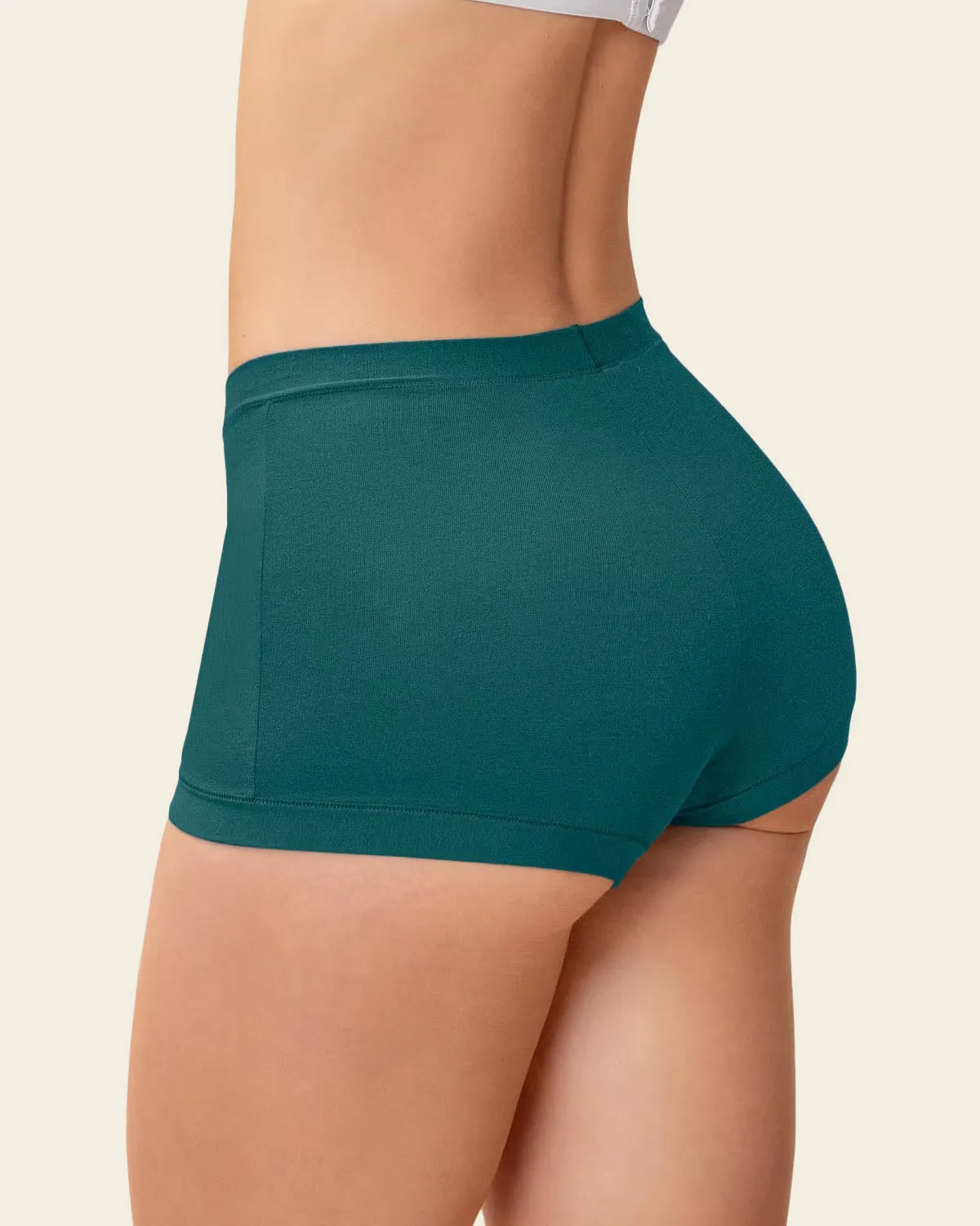 Simply Comfortable 3-Pack Stretch Cotton Boyshort Panties