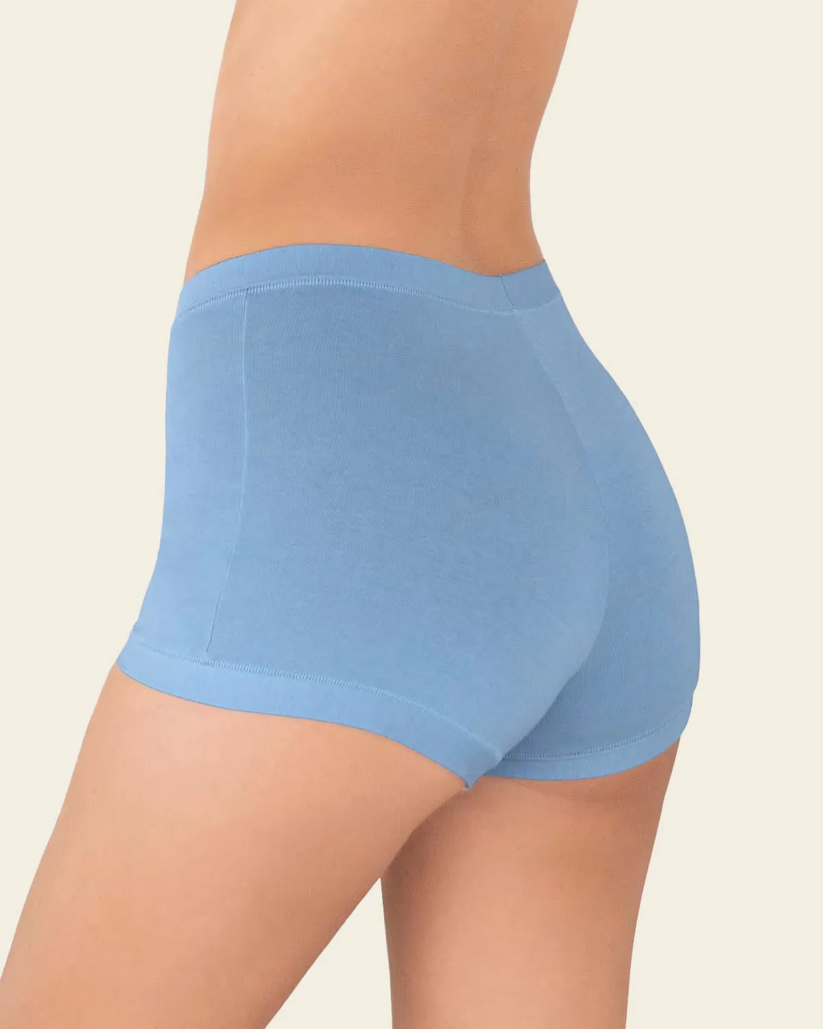 Simply Comfortable 3-Pack Stretch Cotton Boyshort Panties