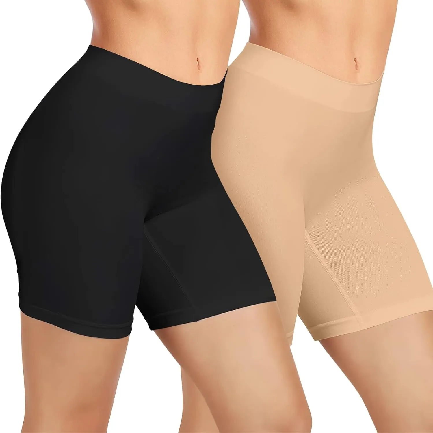 Slip Shorts for Women Under Dresses, Seamless Anti Chafing Shorts Summer, Biker Shorts for Women