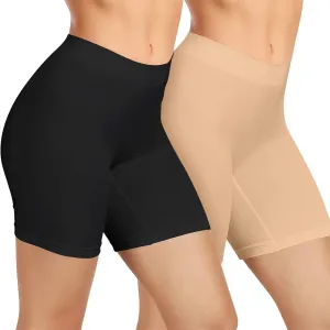 Slip Shorts for Women Under Dresses, Seamless Anti Chafing Shorts Summer, Biker Shorts for Women