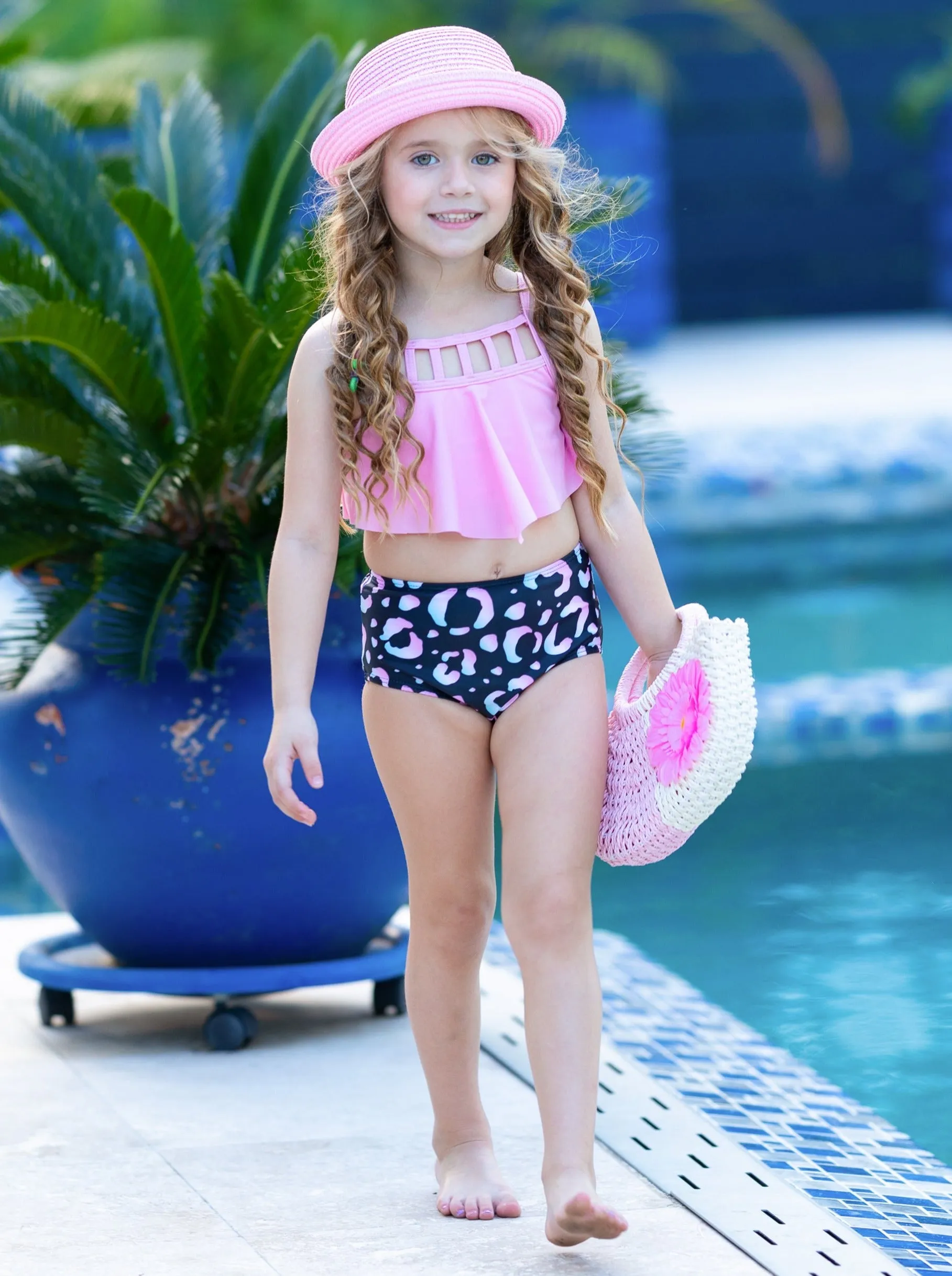Summer Starts Now Animal Print Two Piece Swimsuit