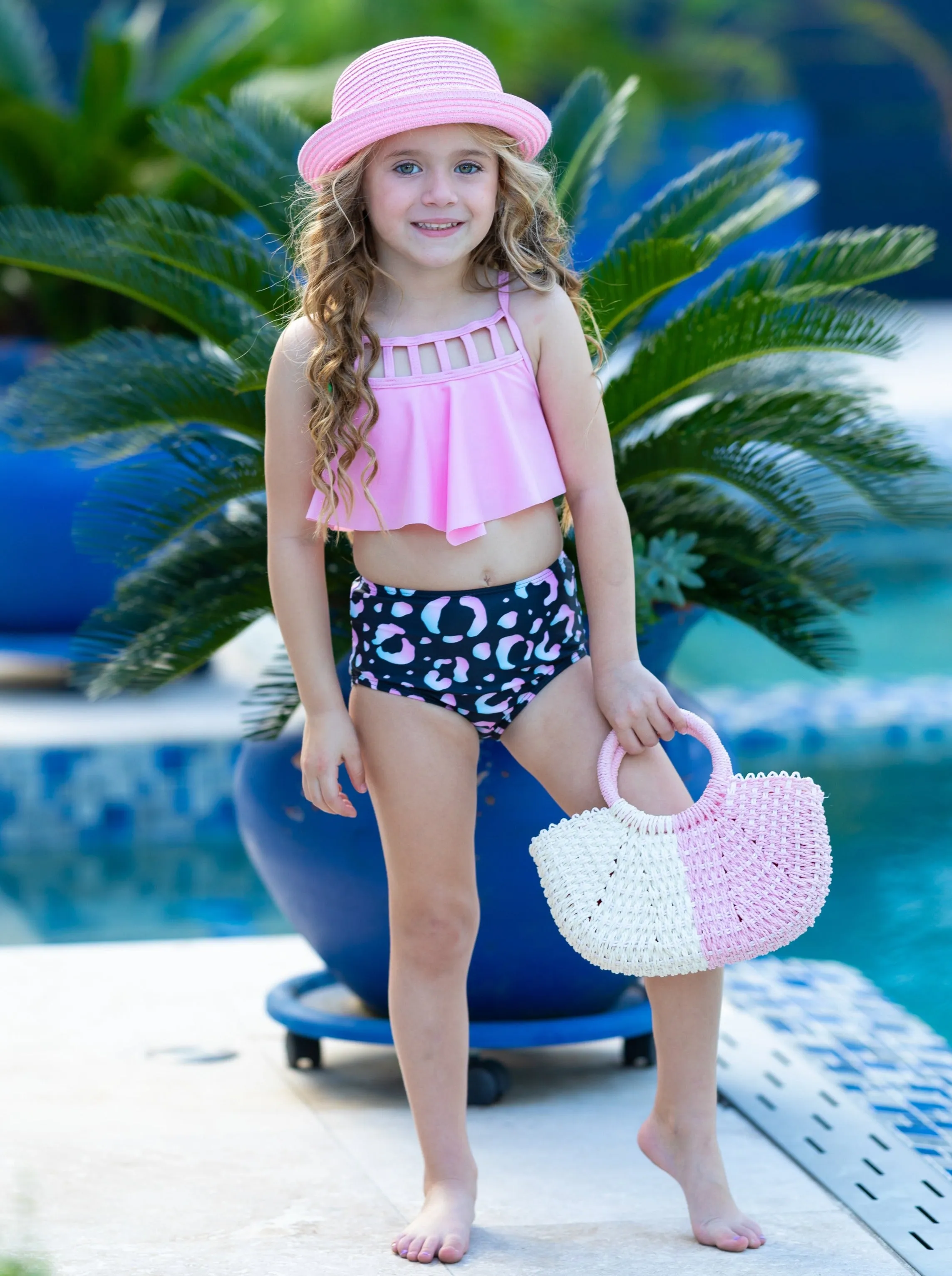 Summer Starts Now Animal Print Two Piece Swimsuit