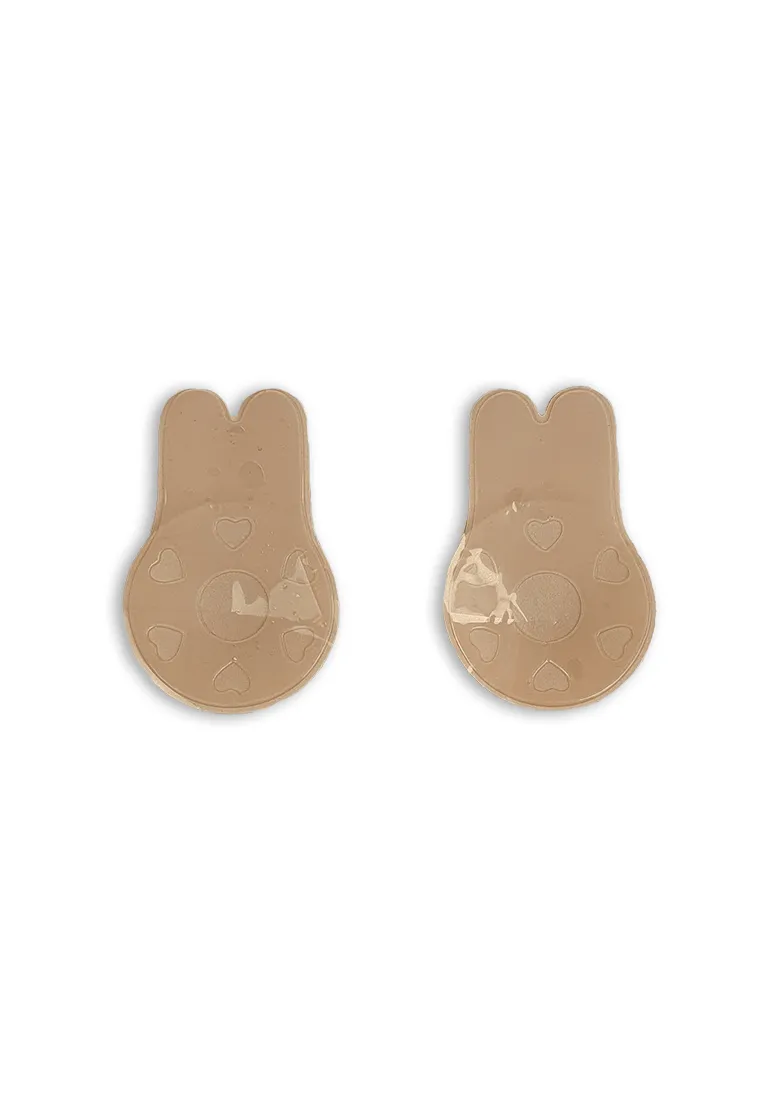 Ultimate Rabbit Ears Reusable Adhesive Boob Lift Up Bra in Beige