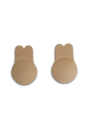 Ultimate Rabbit Ears Reusable Adhesive Boob Lift Up Bra in Beige