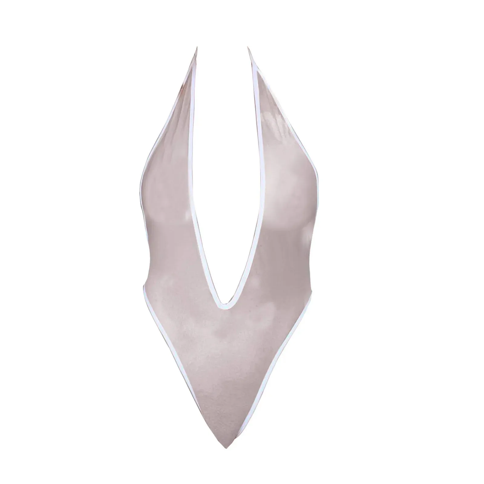 V Neck Mesh Body