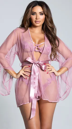 Yandy Appliques Abloom Robe